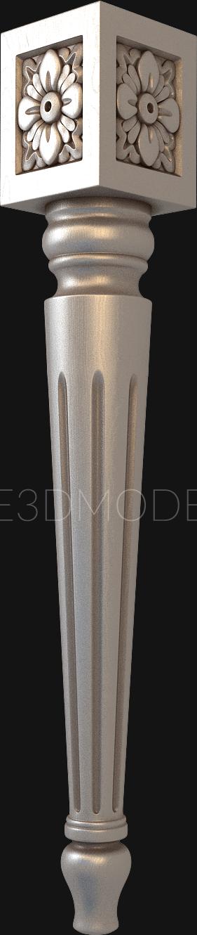 Legs (NJ_0074) 3D model for CNC machine