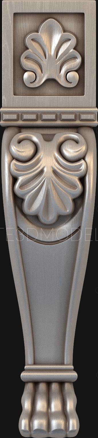 Legs (NJ_0194) 3D model for CNC machine