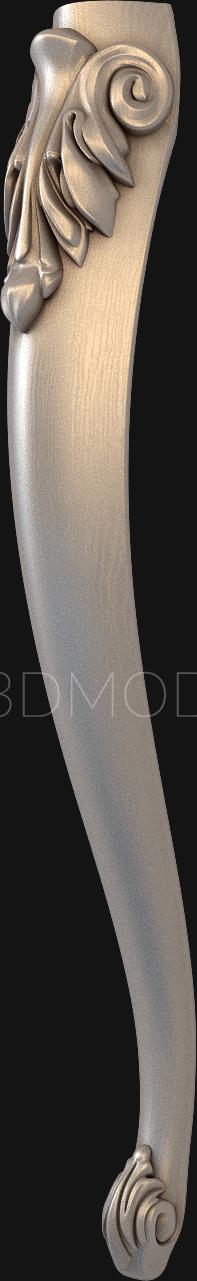 Legs (NJ_0206-1) 3D model for CNC machine