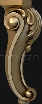 Legs (NJ_0235) 3D model for CNC machine