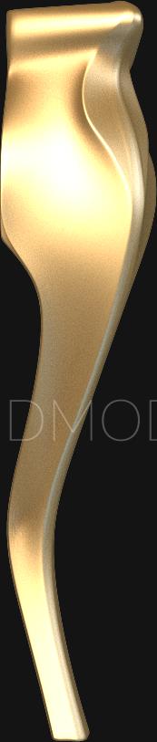 Legs (NJ_0237) 3D model for CNC machine