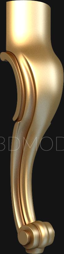 Legs (NJ_0276) 3D model for CNC machine