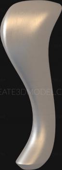 Legs (NJ_0284) 3D model for CNC machine