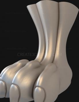 Legs (NJ_0302) 3D model for CNC machine