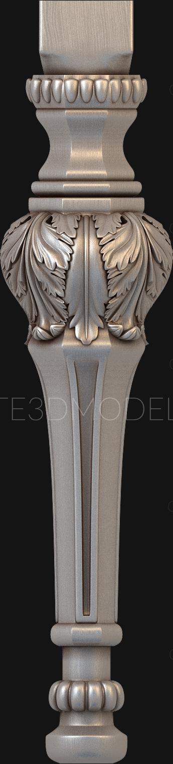 Legs (NJ_0318) 3D model for CNC machine