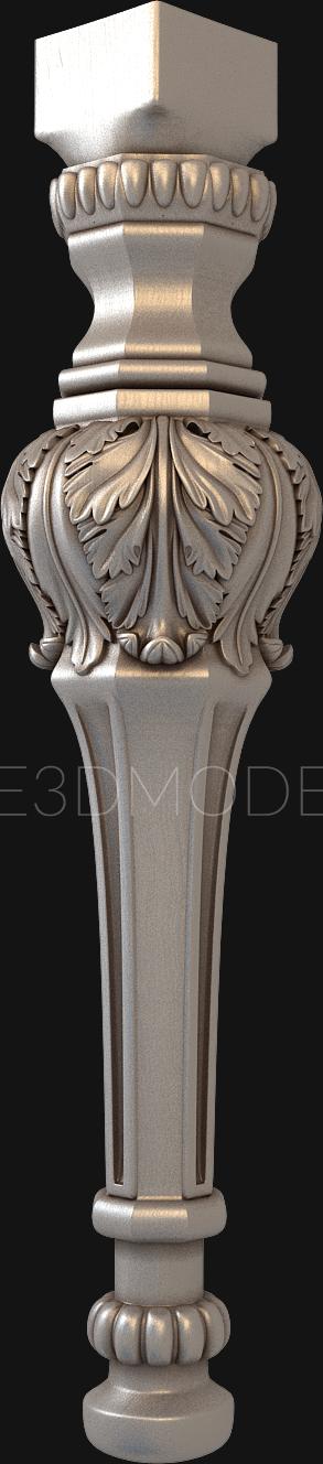 Legs (NJ_0318) 3D model for CNC machine