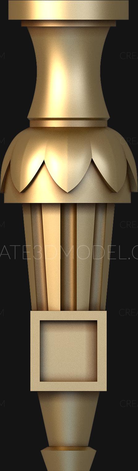 Legs (NJ_0338) 3D model for CNC machine