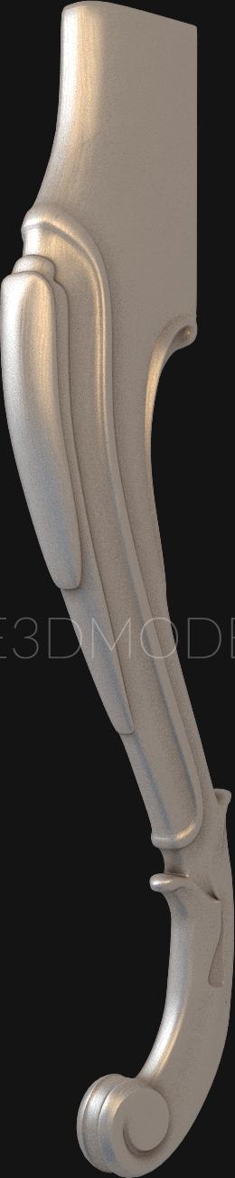 Legs (NJ_0374-2) 3D model for CNC machine