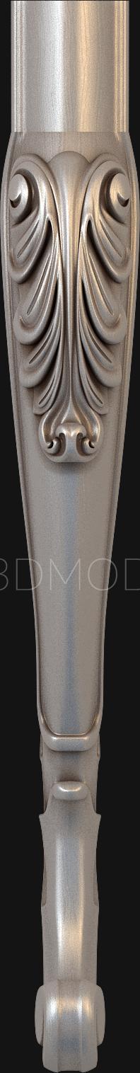 Legs (NJ_0374) 3D model for CNC machine