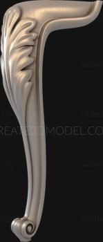 Legs (NJ_0447) 3D model for CNC machine