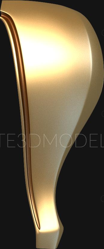 Legs (NJ_0491) 3D model for CNC machine