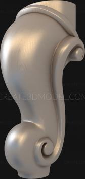Legs (NJ_0493) 3D model for CNC machine