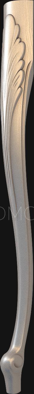 Legs (NJ_0495) 3D model for CNC machine