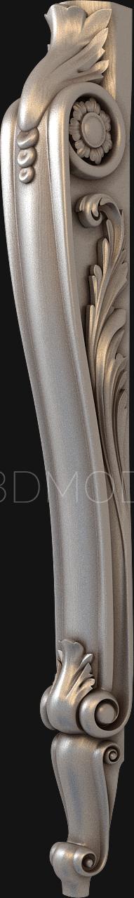 Legs (NJ_0500) 3D model for CNC machine