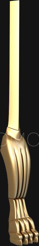 Legs (NJ_0502) 3D model for CNC machine