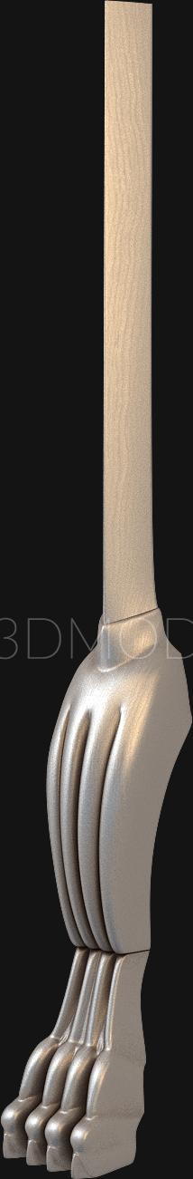 Legs (NJ_0502) 3D model for CNC machine