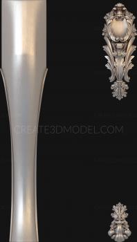 Legs (NJ_0669) 3D model for CNC machine
