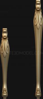 Legs (NJ_0670) 3D model for CNC machine