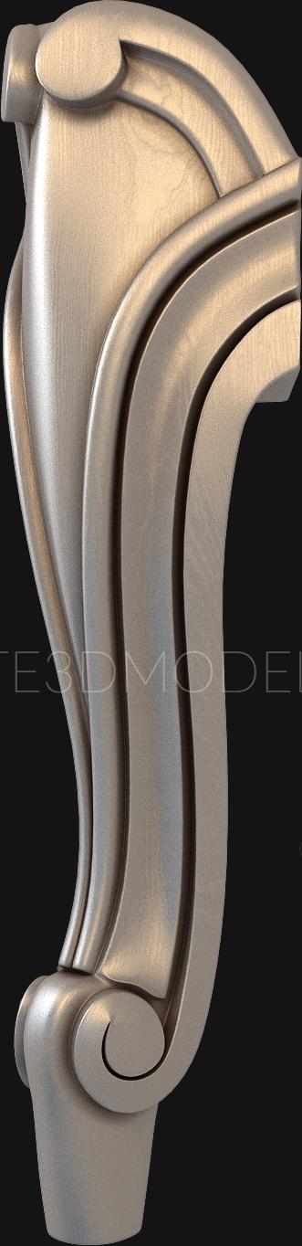 Legs (NJ_0679) 3D model for CNC machine