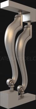 Legs (NJ_0696) 3D model for CNC machine