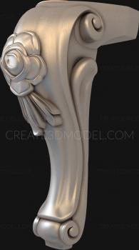 Legs (NJ_0734) 3D model for CNC machine
