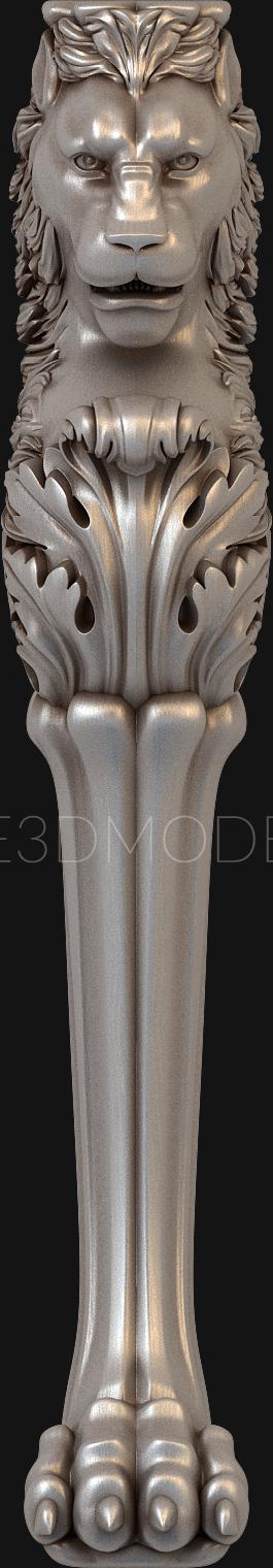 Legs (NJ_0746) 3D model for CNC machine