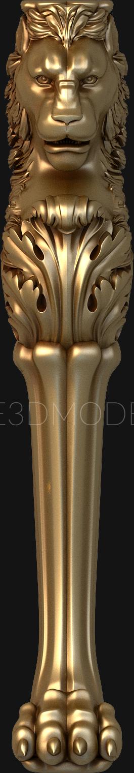 Legs (NJ_0747) 3D model for CNC machine