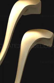 Legs (NJ_0748) 3D model for CNC machine