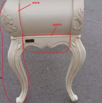 Legs (NJ_0821) 3D model for CNC machine