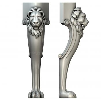 Legs (NJ_0824) 3D model for CNC machine