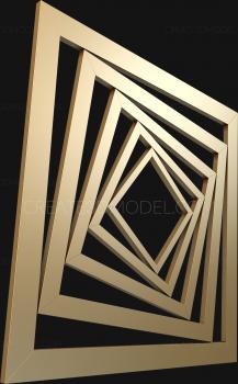Square panels (PN_0085) 3D model for CNC machine