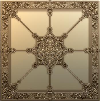 Square panels (PN_0109) 3D model for CNC machine