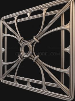 Square panels (PN_0173) 3D model for CNC machine
