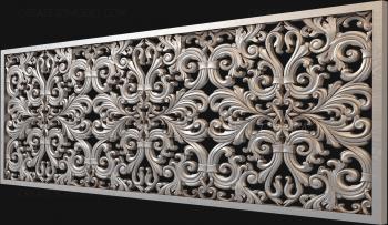 Square panels (PN_0183) 3D model for CNC machine