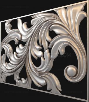 Square panels (PN_0190) 3D model for CNC machine