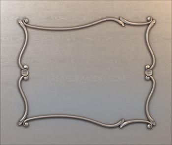 Square panels (PN_0224-1) 3D model for CNC machine