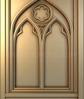 Vertical panel (PV_0052) 3D model for CNC machine