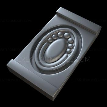 Vertical panel (PV_0330) 3D model for CNC machine