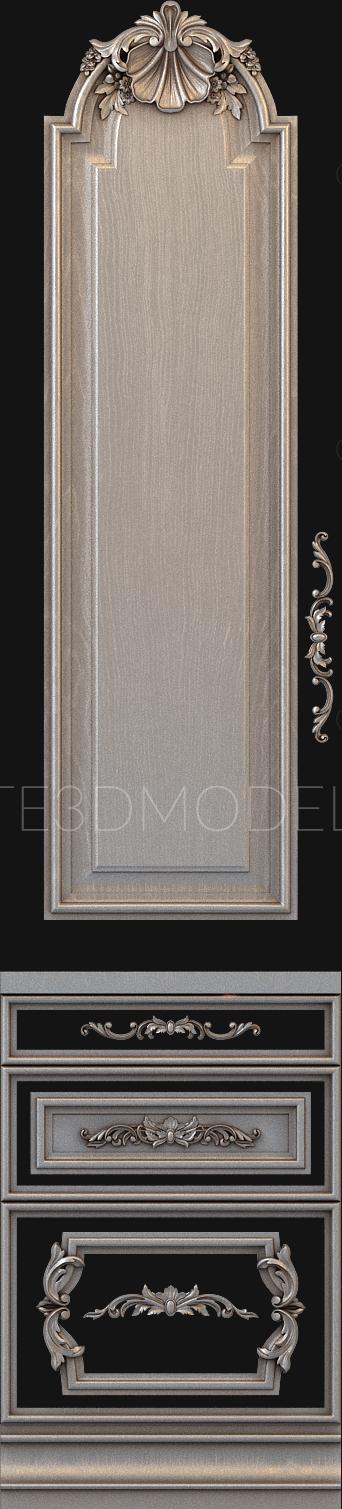 Vertical panel (PV_0380) 3D model for CNC machine