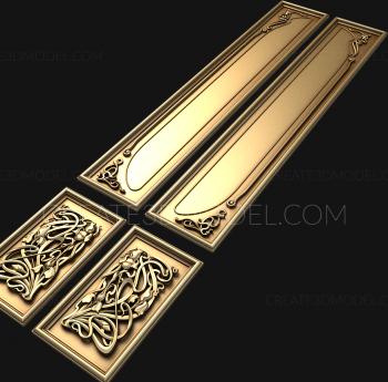 Vertical panel (PV_0386) 3D model for CNC machine