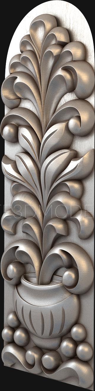 Vertical panel (PV_0481) 3D model for CNC machine