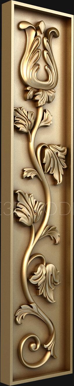 Vertical panel (PV_0494) 3D model for CNC machine