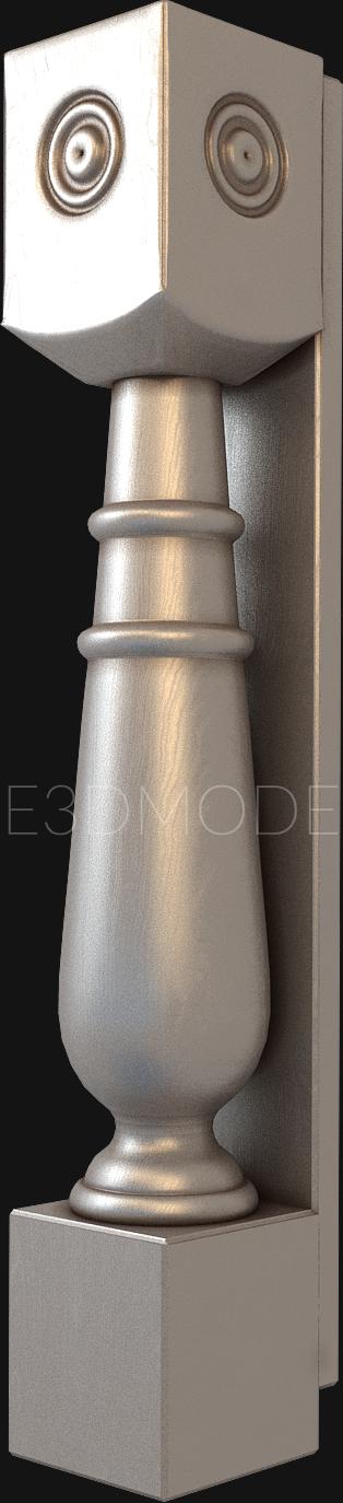 Pilasters (PL_0137) 3D model for CNC machine