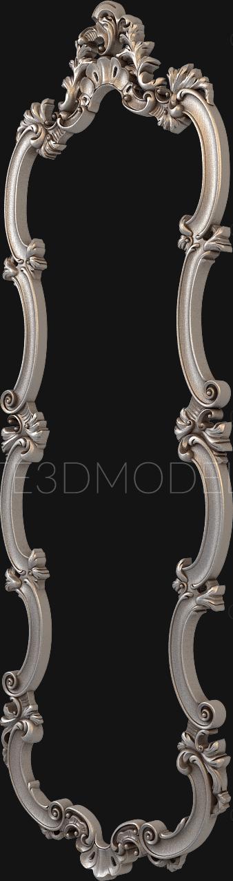 Figured frame (RMF_0643) 3D model for CNC machine