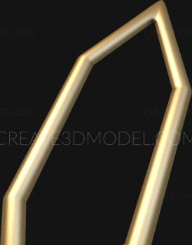 Baguette frame (RMB_0723) 3D model for CNC machine