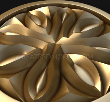 Rozette (RZ_0505) 3D model for CNC machine