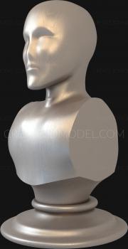 Statuette (STK_0013) 3D model for CNC machine