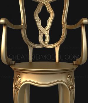 Chair (STUL_0020) 3D model for CNC machine