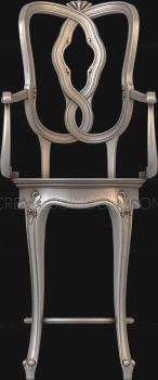 Chair (STUL_0020) 3D model for CNC machine