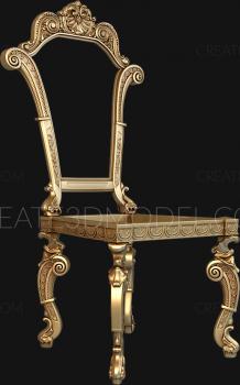 Chair (STUL_0083) 3D model for CNC machine